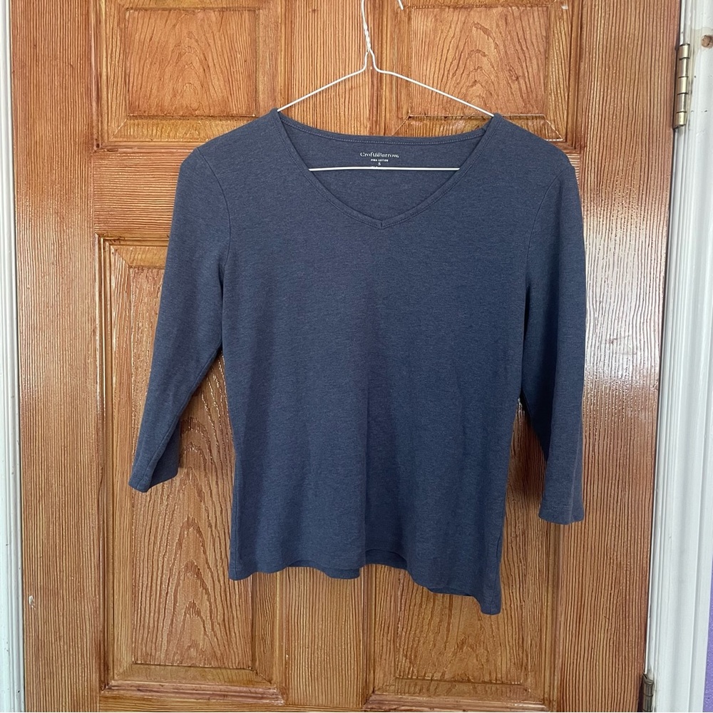 Blue Grey Women’s Sweater Top